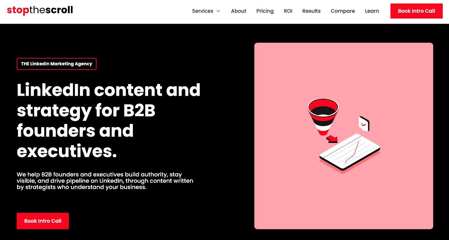 Stop The Scroll homepage